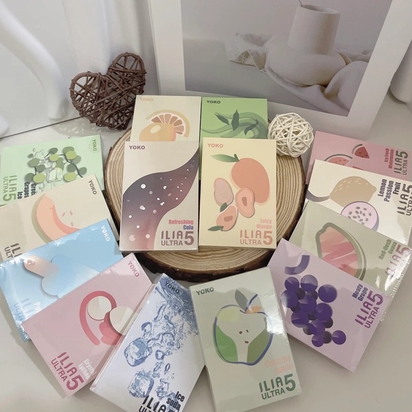 ILIA5代煙彈 24種口味｜ILIA ULTRA 5代煙彈 3枚入 ILIA5