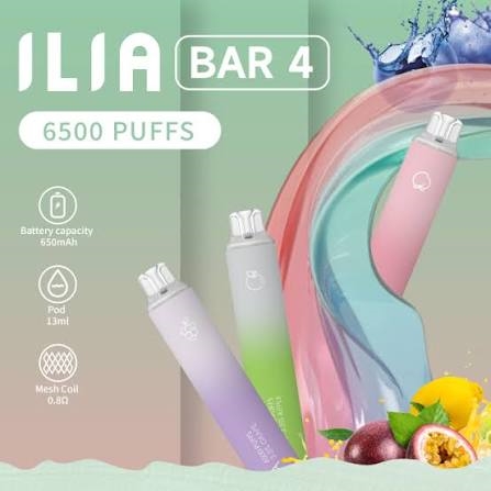  【限時特賣】ILIA6500口 ILIA拋棄式一次性電子煙 ilia哩啞